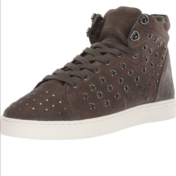 BESTINDA HIGH-TOP SNEAKER size 7.5 Dark Grey - Picture 6 of 10